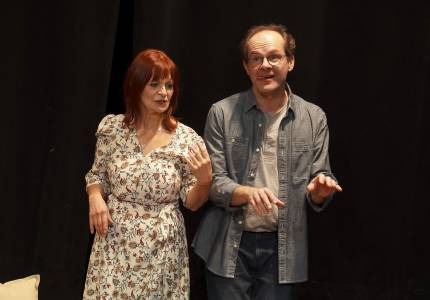 Ljuba Krbová a Adrian Jastraban v premiéře nové komedie.